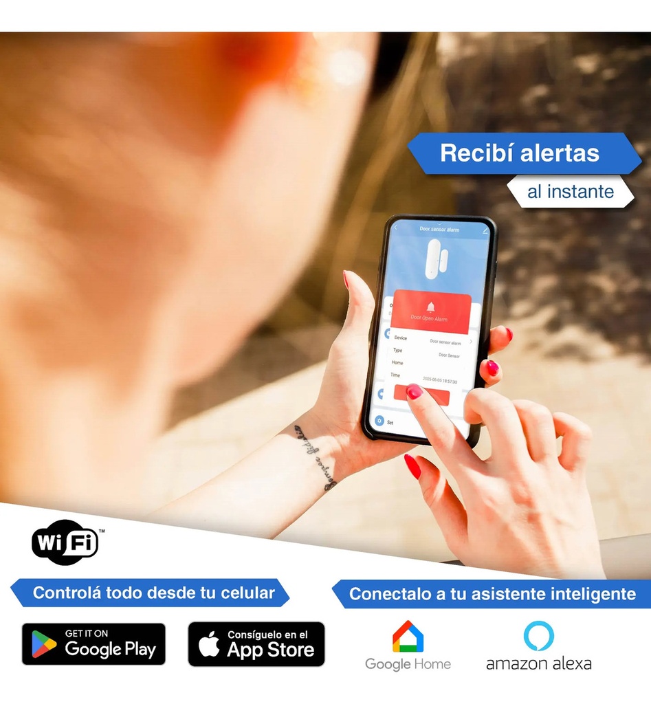 Kit De Alarma Domiciliaria Vitta Celular Wifi Vit-alam001 Blanco