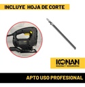 Caladora De Mano Konan 750w Luz Led Sierra Velocidad Variable