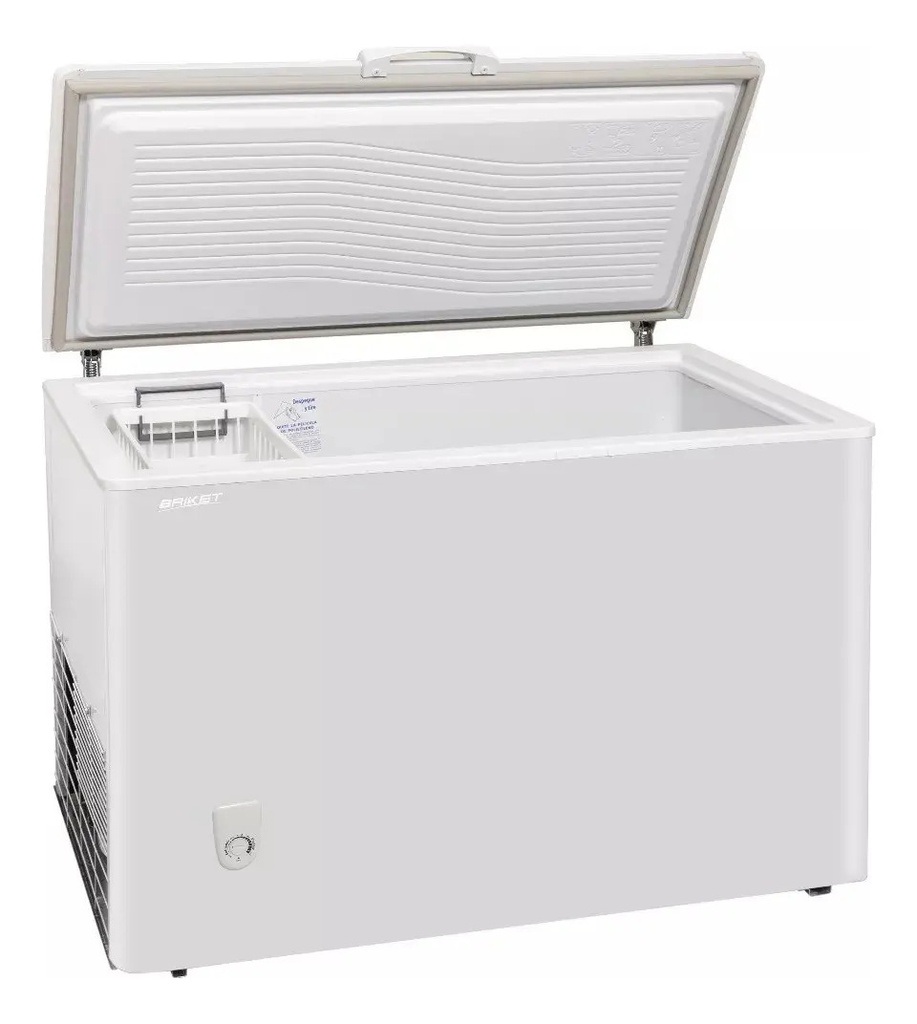 Freezer Horizontal Pozo Inverter Briket Fr3302 Dual 295 Lts Blanco