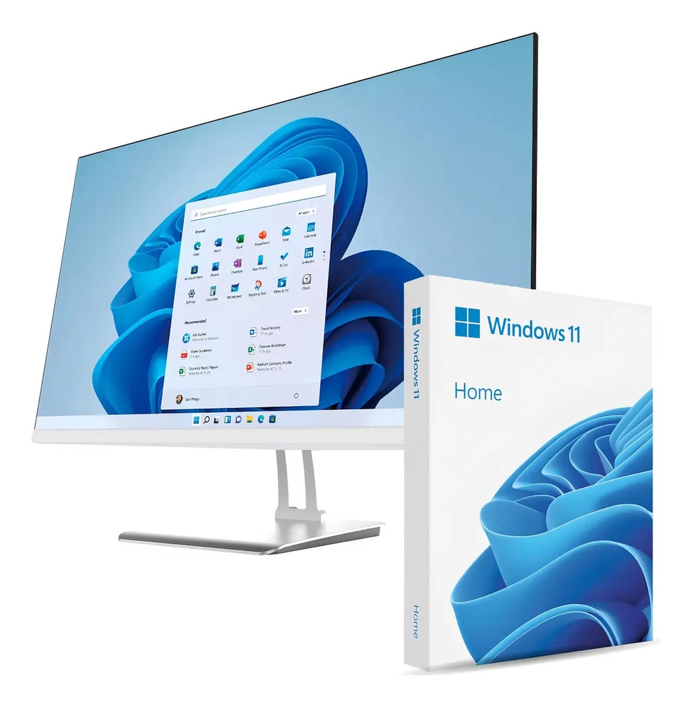 Pc Kanji All In One 24p I5 8gb Ram 256gb Ssd Windows 11 Home Blanco