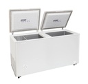 Freezer Horizontal Briket Fr 4500 Blanco 390l 220v Plateado