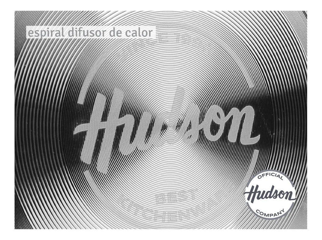 Set Olla Cacerola Sarten Hudson Granito 7 Pzs Antihaderente Granito Negro