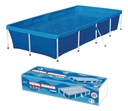 Pileta Lona Estructural Rectangular 3000 Lts Mor Azul Liso