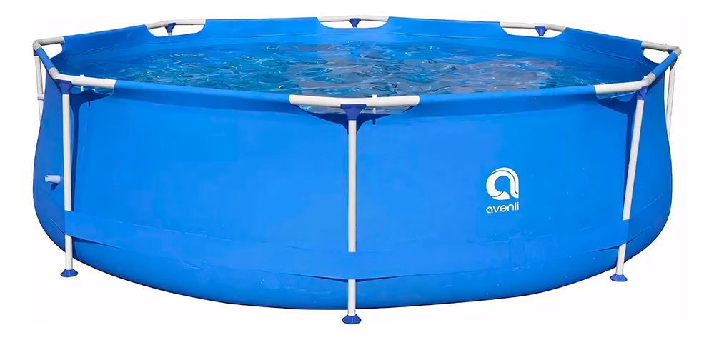 Pileta Estructural Avenli 3mts Circular 4383 Lts Azul