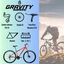 Mountain Bike Gravity R29 M21 Talle S/m/l Amarillo/gris