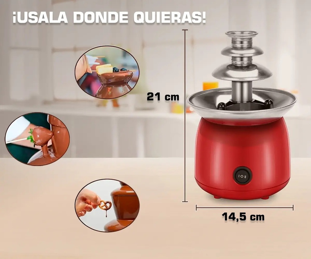 Cascada Fuente De Chocolate Kanjihome 3 Pisos