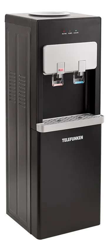 Dispenser Agua Telefunken Frío/calor Conservadora Bidón 20 L Negro