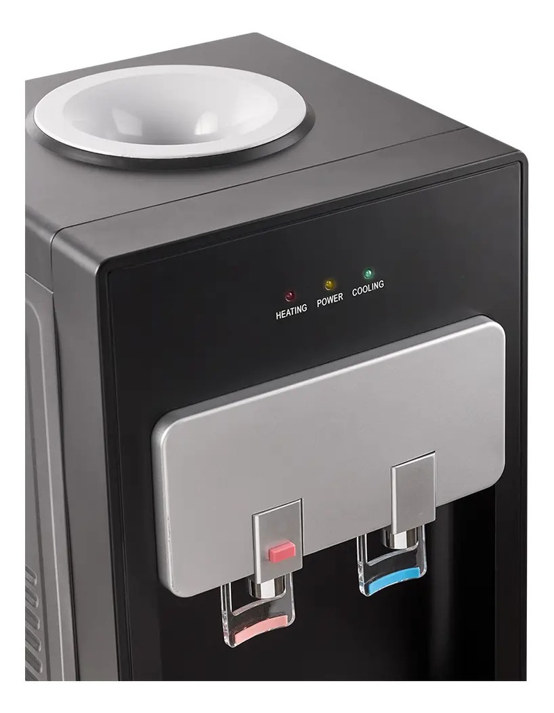 Dispenser Agua Telefunken Frío/calor Conservadora Bidón 20 L Negro