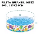 Pileta Rígida Para Niños Intex Juego De Océano 183 X 38 Cm. Intex 800l