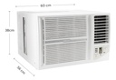 Aire Acondicionado De Ventana Philco Phw25ca3an.2.5kw Blanco