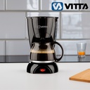 Cafetera Semi Automática Negra De Filtro - Vitta