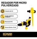 Regador Por Micro Pulverizado Estaca Konan 360° Jardin Riego
