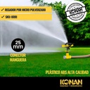 Regador Por Micro Pulverizado Estaca Konan 360° Jardin Riego