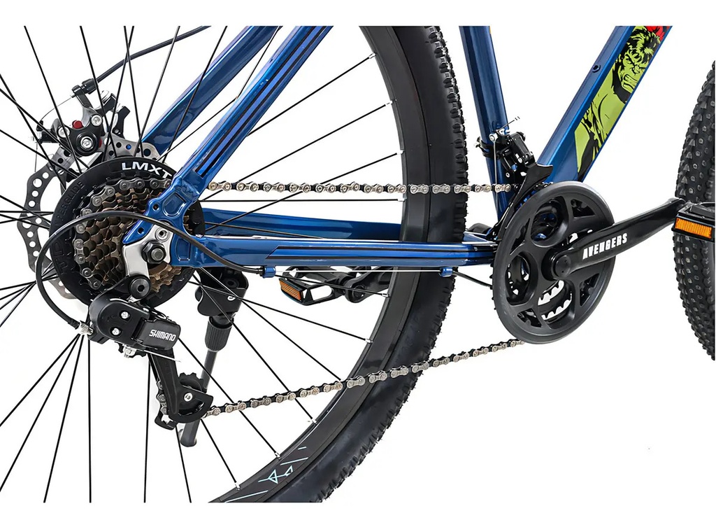 Bicicleta Mountain Bike Disney Avengers Rodado 29 Talle M