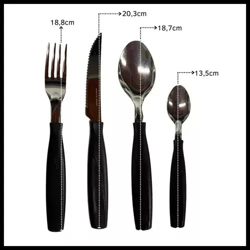 Set De Cubiertos Acero Inoxidable Juego De 16 Piezas 