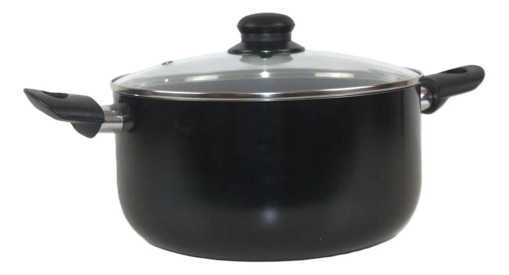 Bateria De Cocina 9 Piezas Vitta Set Ollas Sarten Wok Teflon - Negro