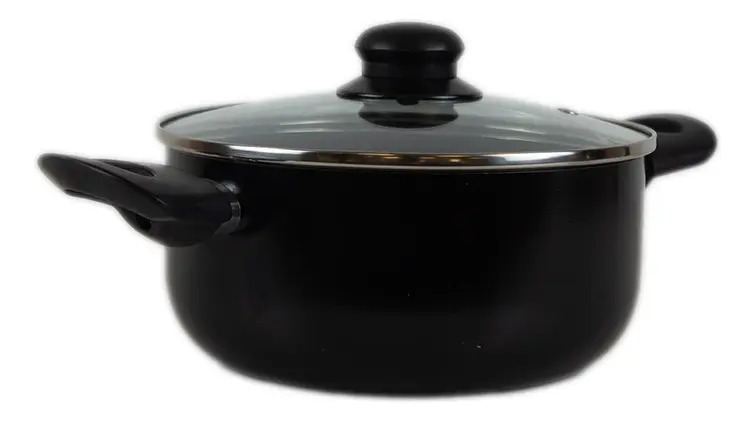 Bateria De Cocina 9 Piezas Vitta Set Ollas Sarten Wok Teflon - Negro
