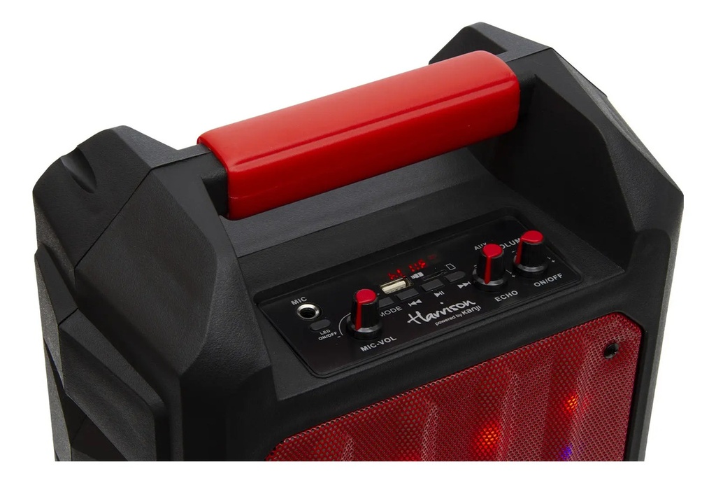 Parlante Portatil Harrison Bluetooth Sintex Sp-kja25b Rojo
