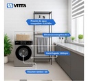 Lavarropas Vitta Inverter 6kg Silver 1200 Rpm Vit-wmcfwt Blanco