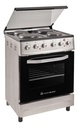Cocina Eléctrica Kanji H&a-ekb001v 60cm  Acero Inoxidable Plateado