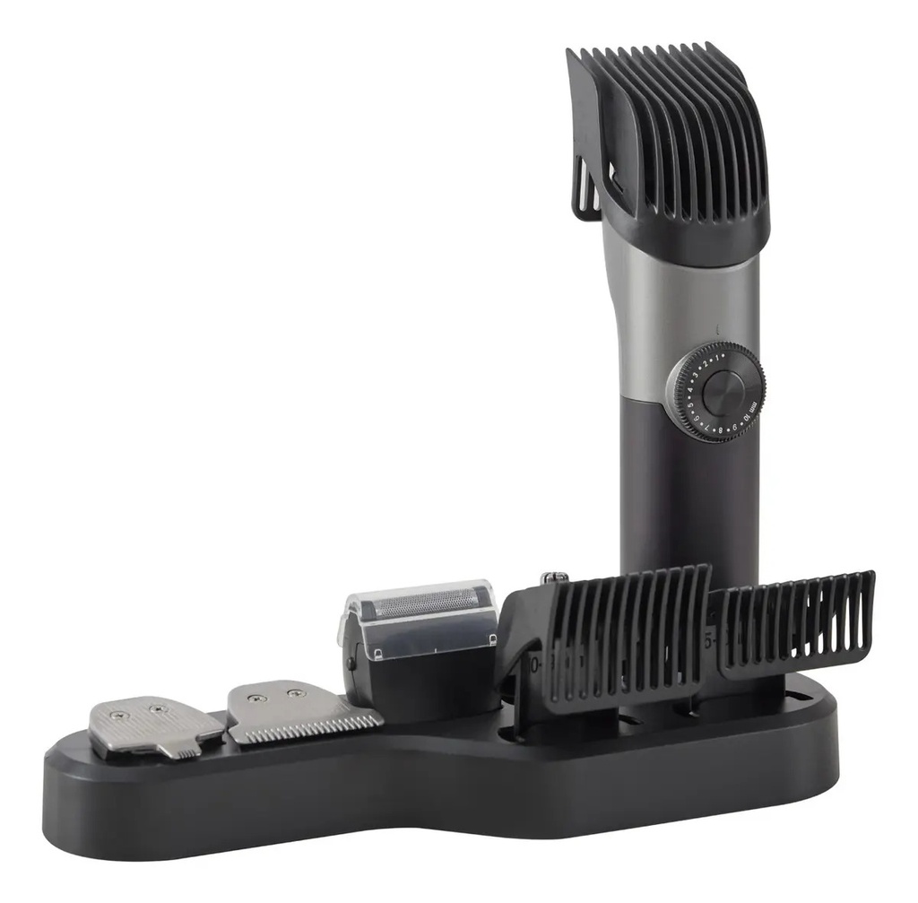 Cortadora De Pelo Usb 5 En 1 Kanji Beauty Cbcl604 Negro