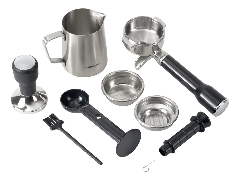 Cafetera Espresso Barista Westinghouse Digital Con Molinillo Negro