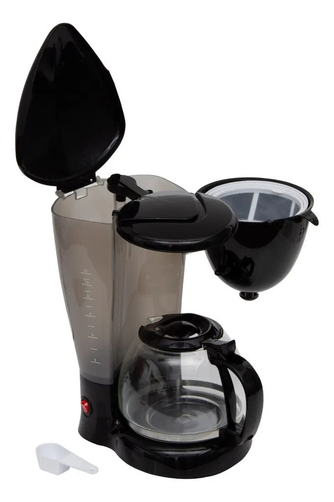 Cafetera De Filtro Kanji Kjh-cmf0800s02 Semi Automática - Negro