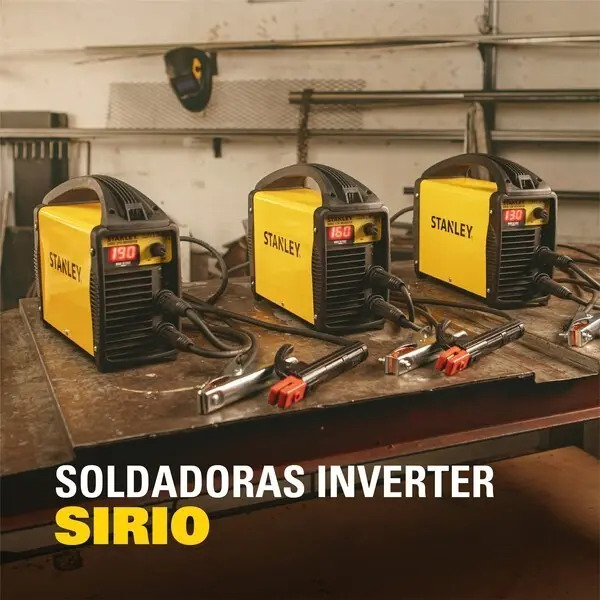 Soldadora Inverter Stanley Sirio 140 Origen Italia 130 Amp Amarillo