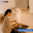 Extractor Purificador De Cocina 2 En 1 60cm Vitta Acero Inox Acero Inoxidable