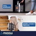 Aspiradora Lava Tapizados Midow 600w Alfombras Manchas Sofa Negro