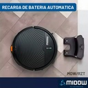 Aspiradora Robot Midow Wifi Smart Trapeador 3 Modos Limpieza Negro