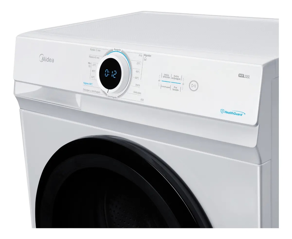 Lavarropas Midea 6 Kg 1000 Rpm Mf100w60/w-a1 -blanco Color Blanco