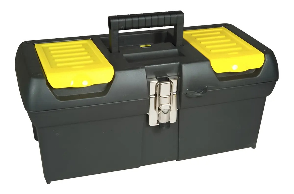 Caja De Herramientas Stanley 1-92-066 De Plástico 26cm X 48.9cm X 24.8cm Negra Y Amarilla Negro/amarillo
