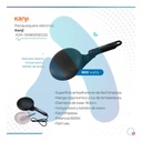 Panquequera Electrica Kanji + Batidor Espátula Bowl 800w Color Negro