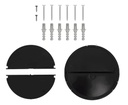 Extractor Purificador De Cocina Led Kanji Con Y Sin Salida Plateado