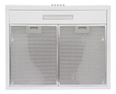 Extractor Purificador De Cocina 3v Luz Led 120w Doble Filtro Aluminio Apto Con Y Sin Salida Kanjihome Blanco Kjh-airextpuri120w