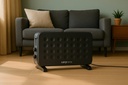 Convector Calefactor Eléctrico Kanji 2000w Termostato 3 Vel Negro