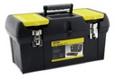 Caja De Herramientas Stanley 1-92-066 De Plástico 26cm X 48.9cm X 24.8cm Negra Y Amarilla Negro/amarillo