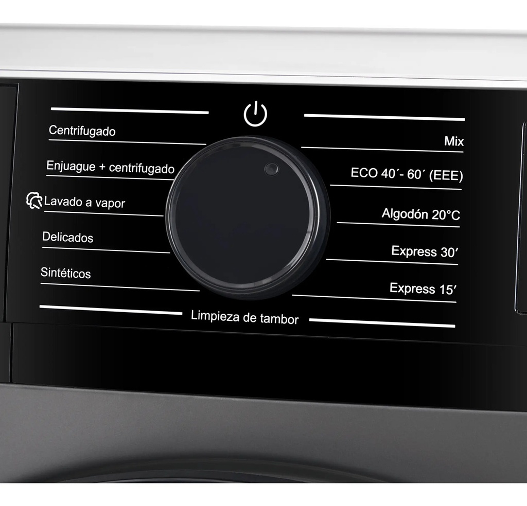 Lavarropa Kanji Home 8kg Inverter Kjh-wmcfsl Gris 1200rpm