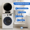 Secarropas Por Calor Vitta 4kg Panel Digital 4 Programas Blanco