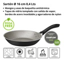 Bateria De Cocina Tramontina 11pz Linz Negro Teflon Negro Negro