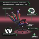 Silla Gamer Luz Rgb Ultrom Respaldo Reclinable Ergonomica