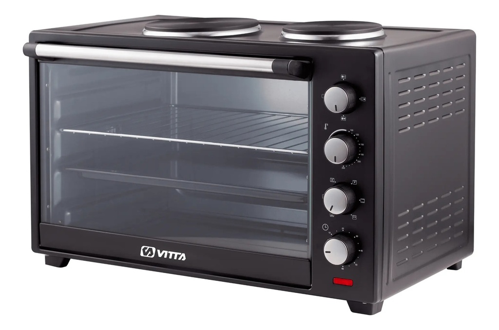 Horno Electrico Vitta 50 Litros Con Anafe Vit-he500013600rac Negro