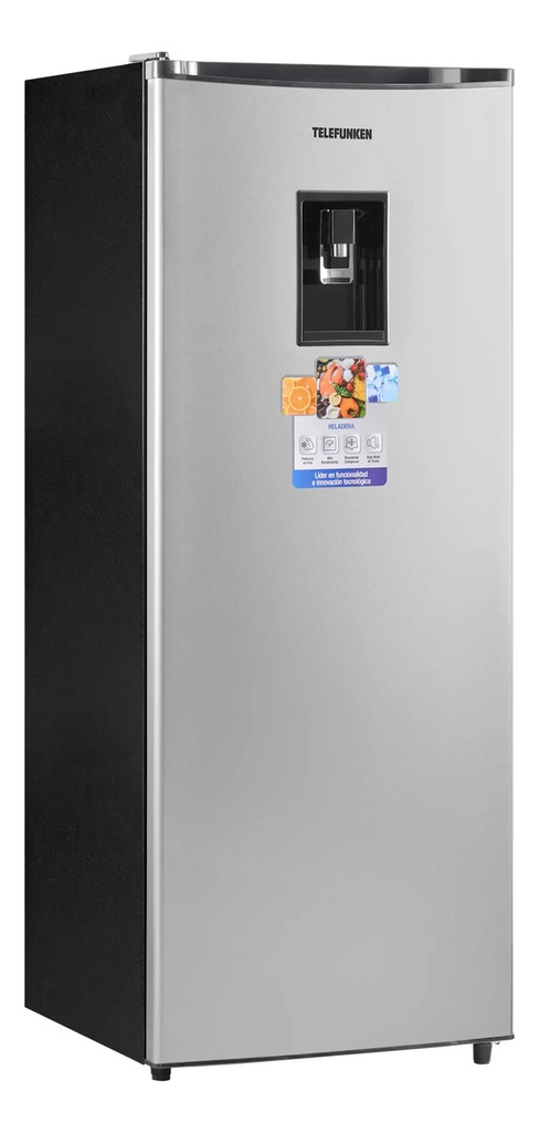 Heladera Telefunken One Door C/dispenser 260l-tkfhel Silver