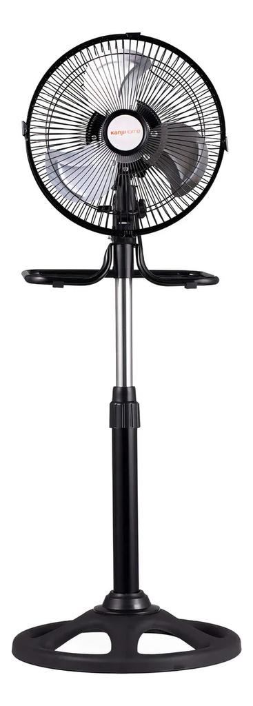 Ventilador Kanjihome 10  3 En 1 65w 3 Velocidades Kjh-fh1306 25.4 Cm Negro Metálico Metalicas 3