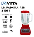 Licuadora Vitta 2 En 1 - Blanca Con Jarra De Vidrio 220v