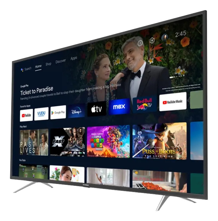 Smart Tv Hyundai 58 4k Uhd Google Android Tv V8