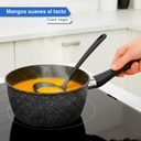 Baterias De Cocina Kanji Gourmet 9 Piezas Antiadherente Mármol Negro