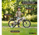 Bicicleta Infantil Corvo Rodado 16 Rueditas Acero Blanco 16  