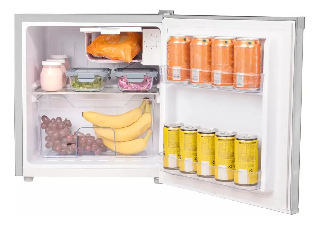 Heladera Bajo Mesada Minibar Telefunken Tfk-hf50 Silver 50l Gris